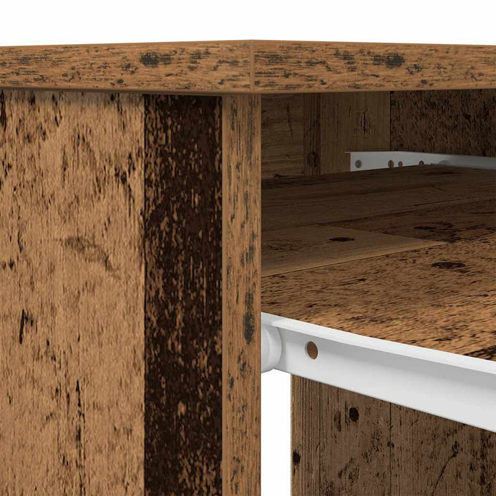 skrivebord 86x49x76 cm konstrueret træ gammelt trælook