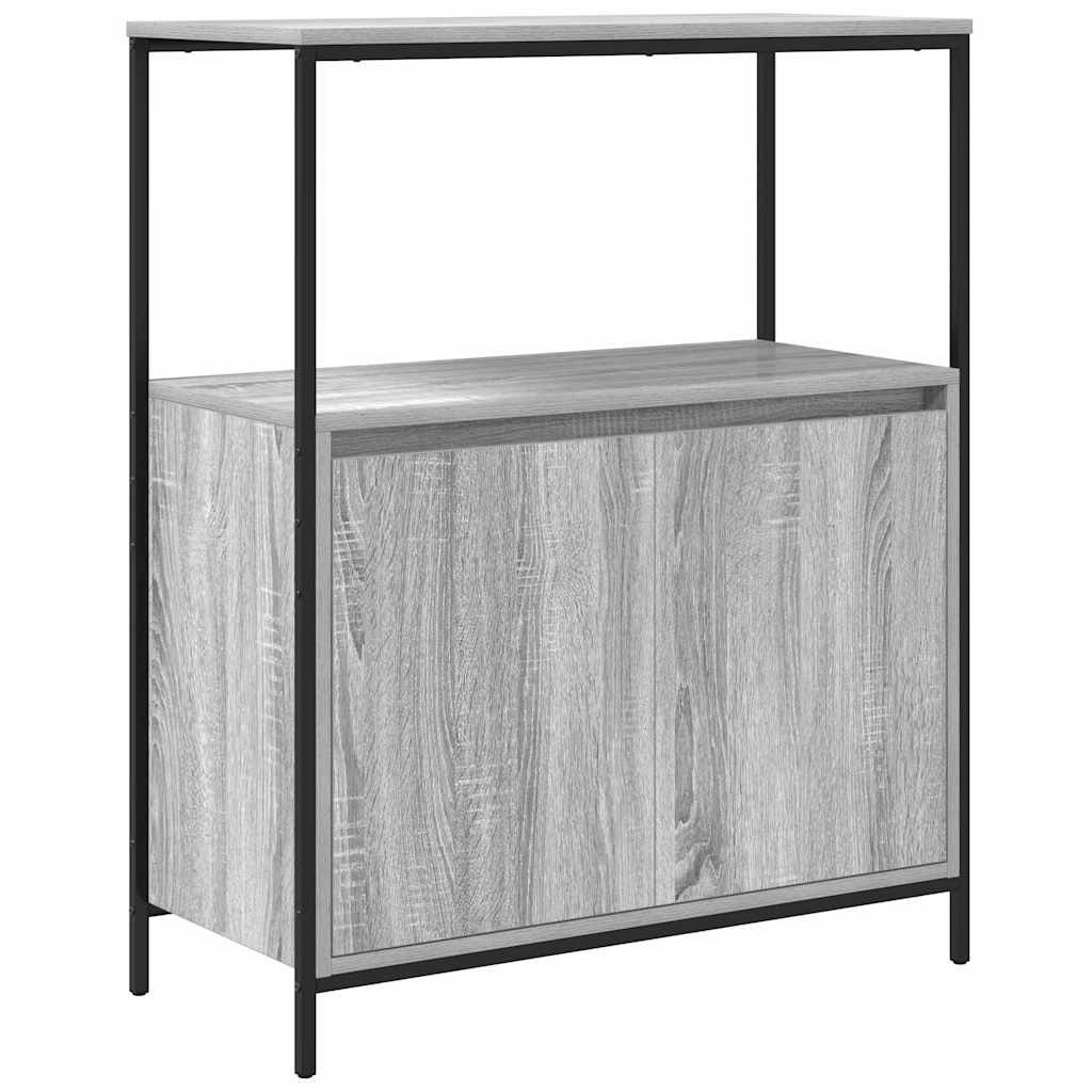 Badeværelsesmøbel sæt med hylde 5 pcs Grå 76,5 x 35 x 95 cm