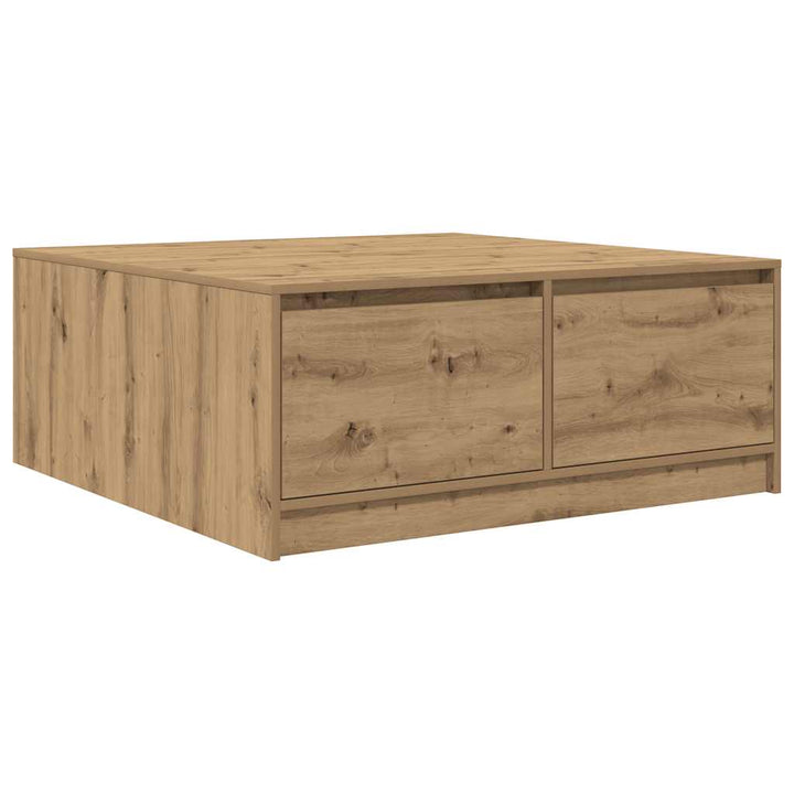 sofabord med skuffer 100x100x40 cm kunsteg
