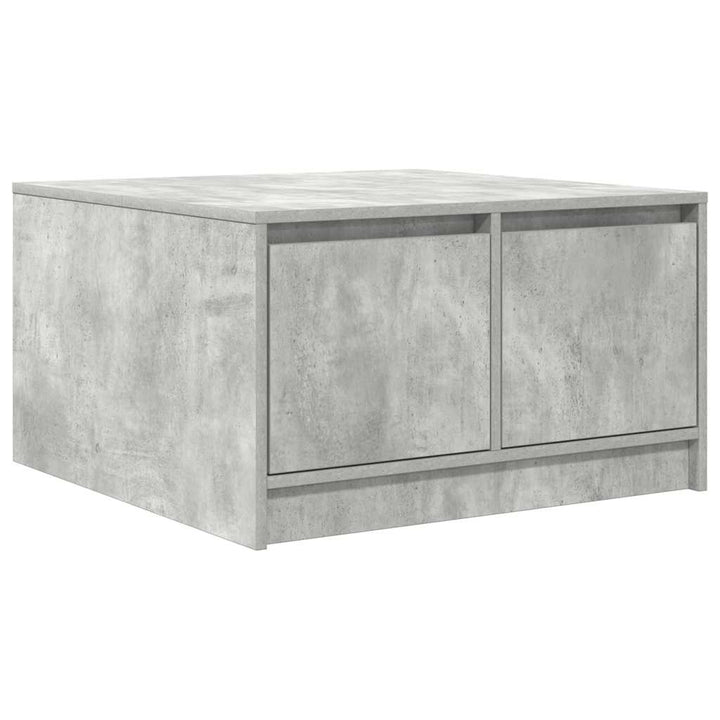 sofabord med skuffer 70,5x70x40 cm betongrå