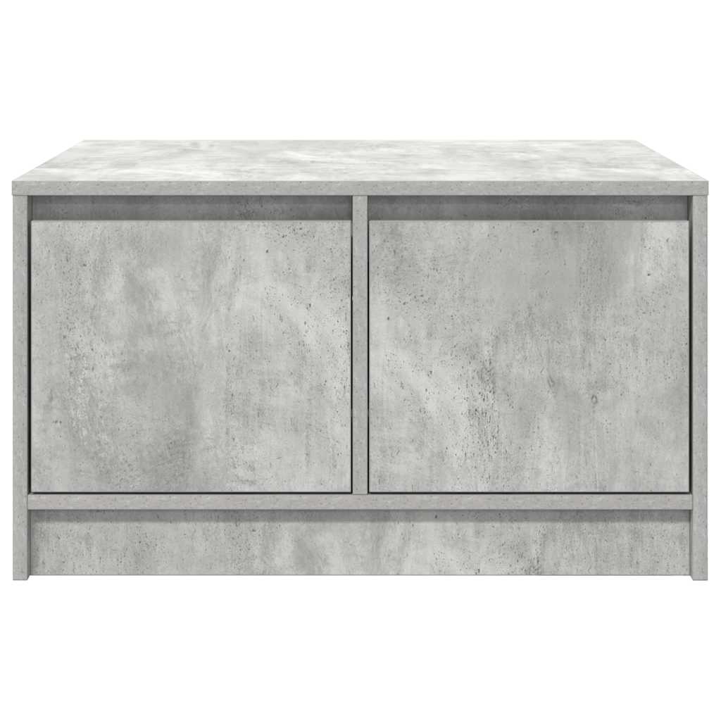 sofabord med skuffer 70,5x70x40 cm betongrå