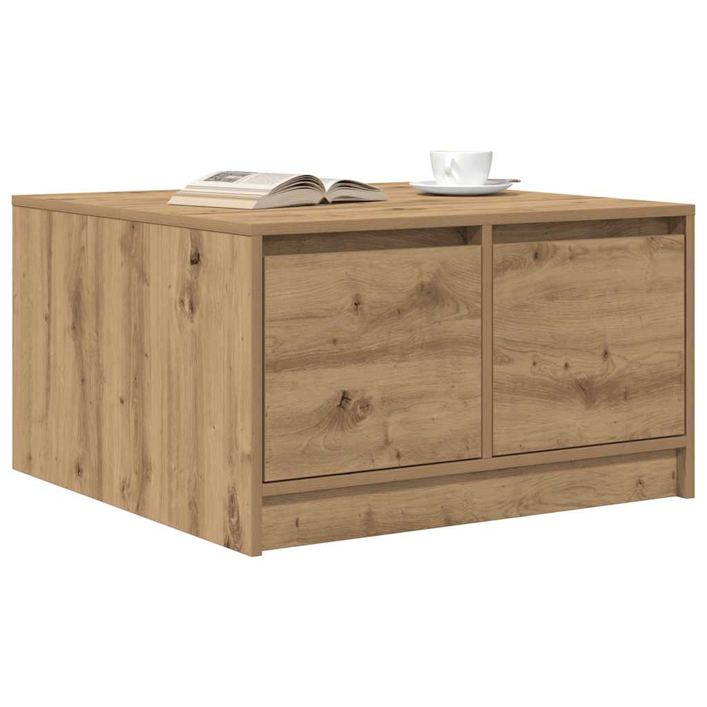 sofabord med skuffer 70,5x70x40 cm kunsteg