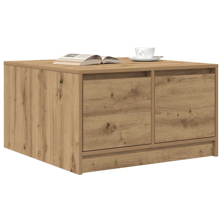 sofabord med skuffer 70,5x70x40 cm kunsteg