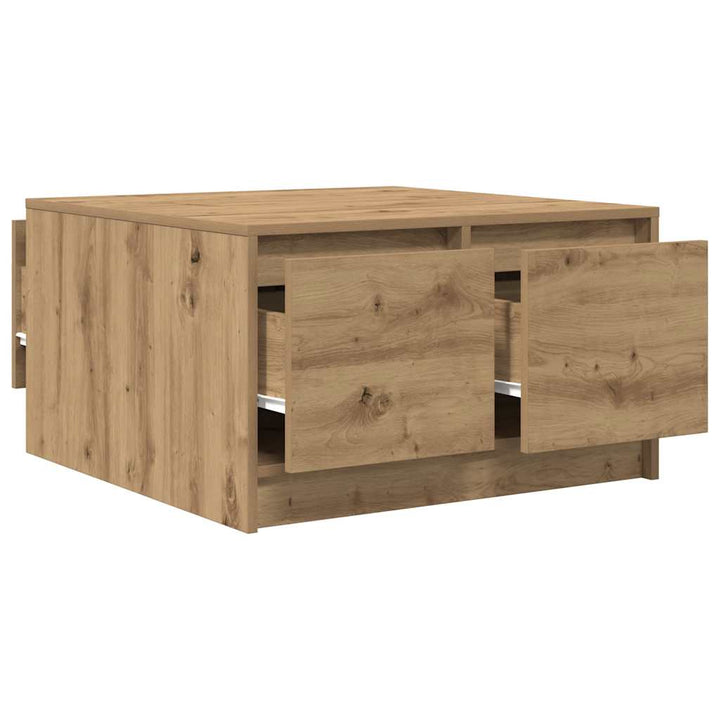 sofabord med skuffer 70,5x70x40 cm kunsteg