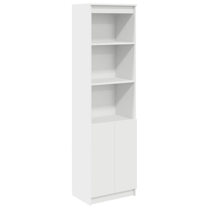 højskab 50x35x180 cm konstrueret træ hvid