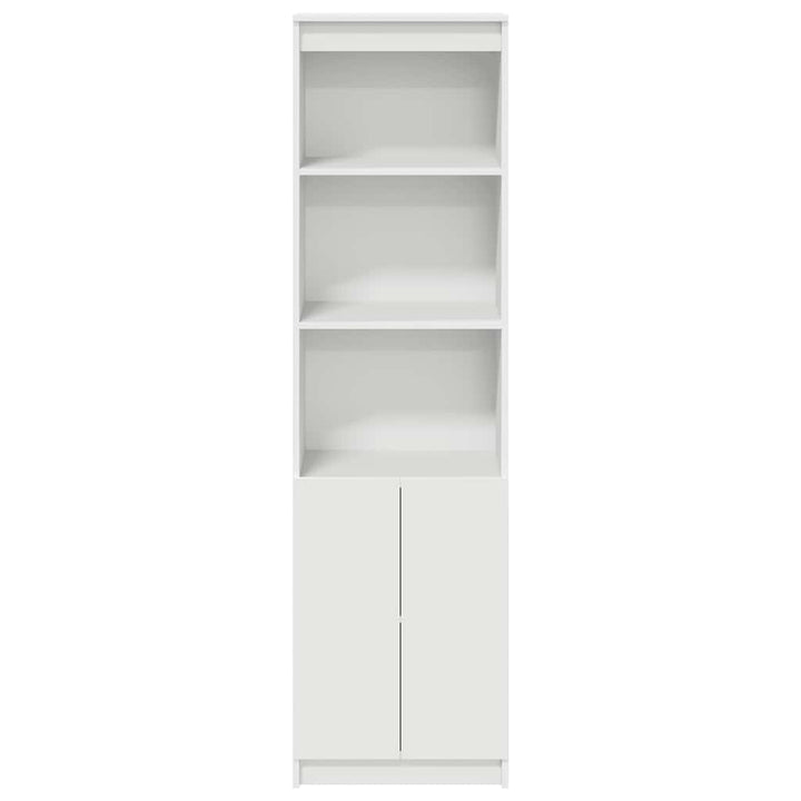 højskab 50x35x180 cm konstrueret træ hvid