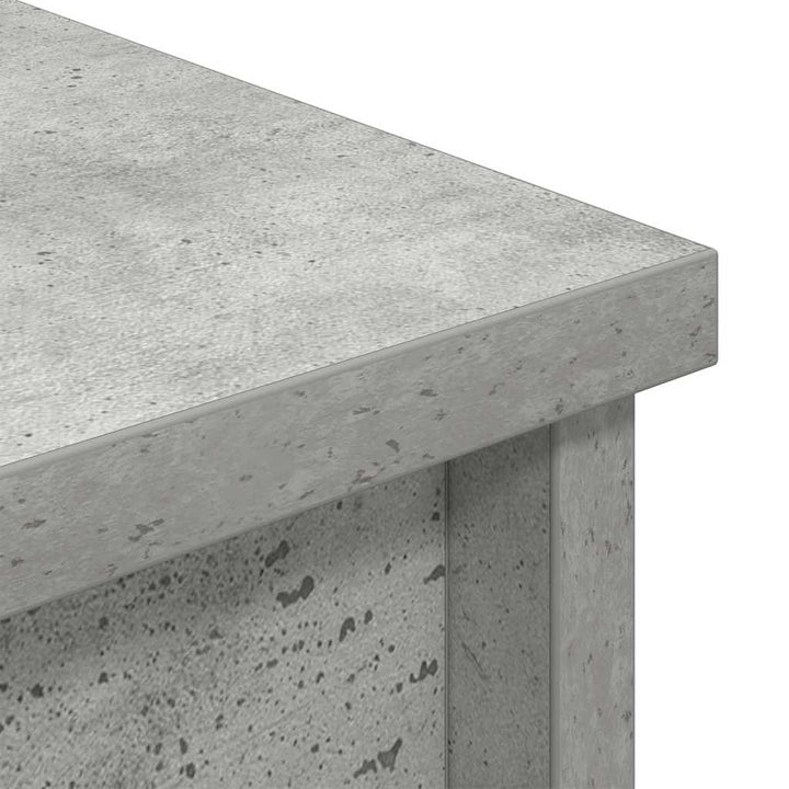 højskab 50x35x180 cm konstrueret træ betongrå