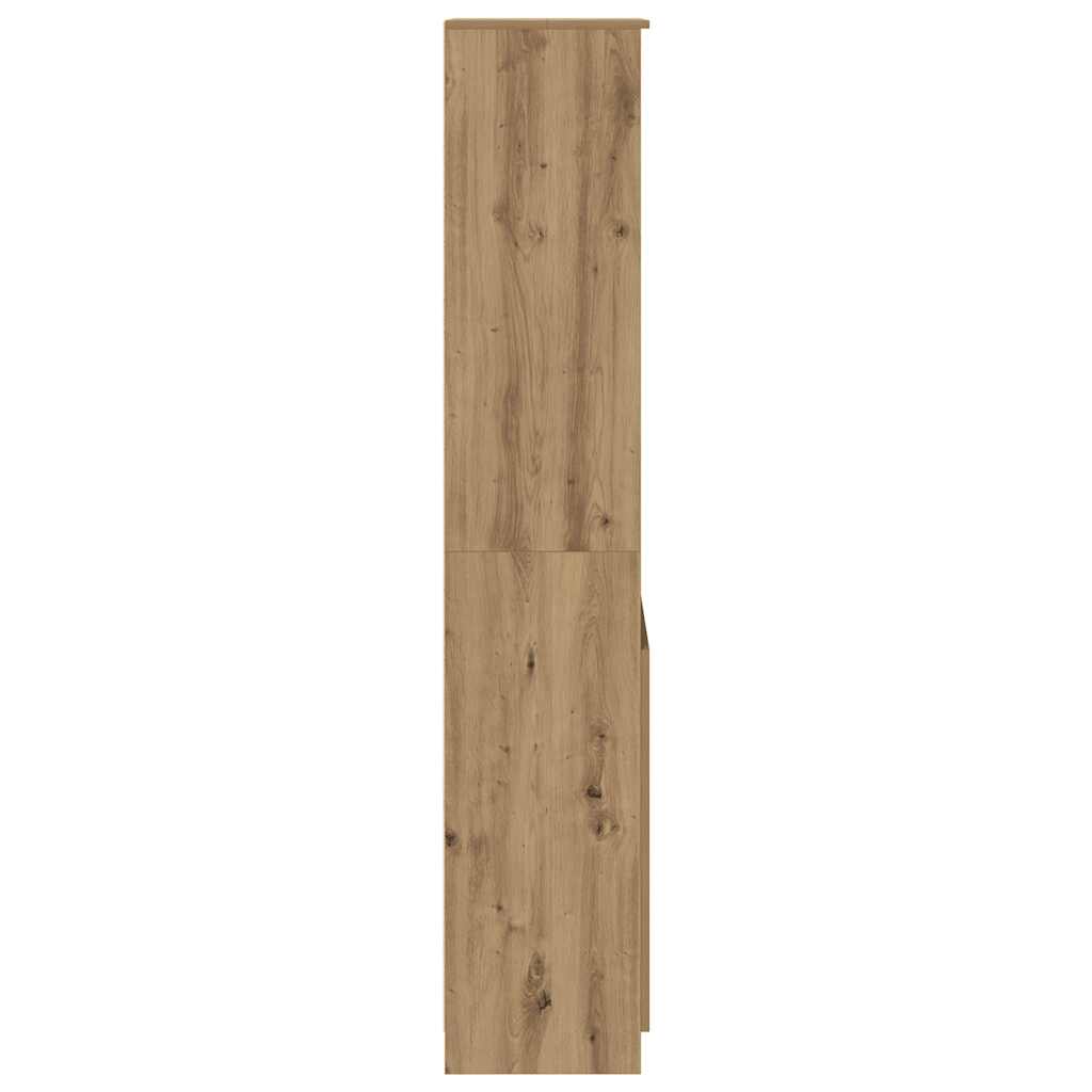 højskab 50x35x180 cm konstrueret træ kunsteg
