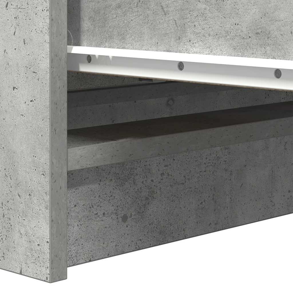 skænk 80x35x99 cm konstrueret træ betongrå