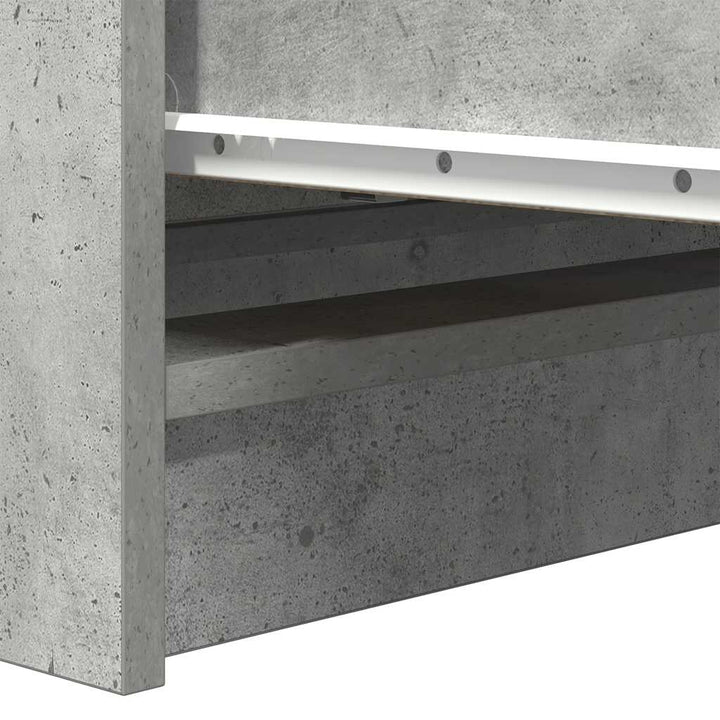 skænk 80x35x99 cm konstrueret træ betongrå