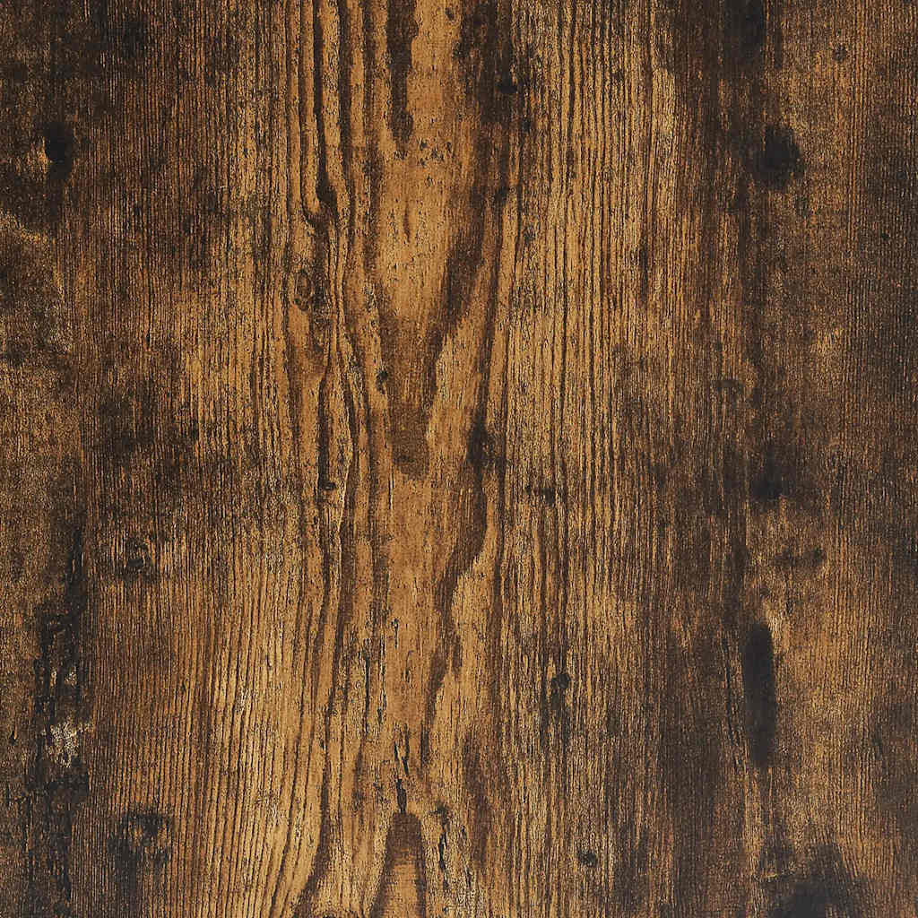skænk 80x35x99 cm konstrueret træ røget egetræsfarve