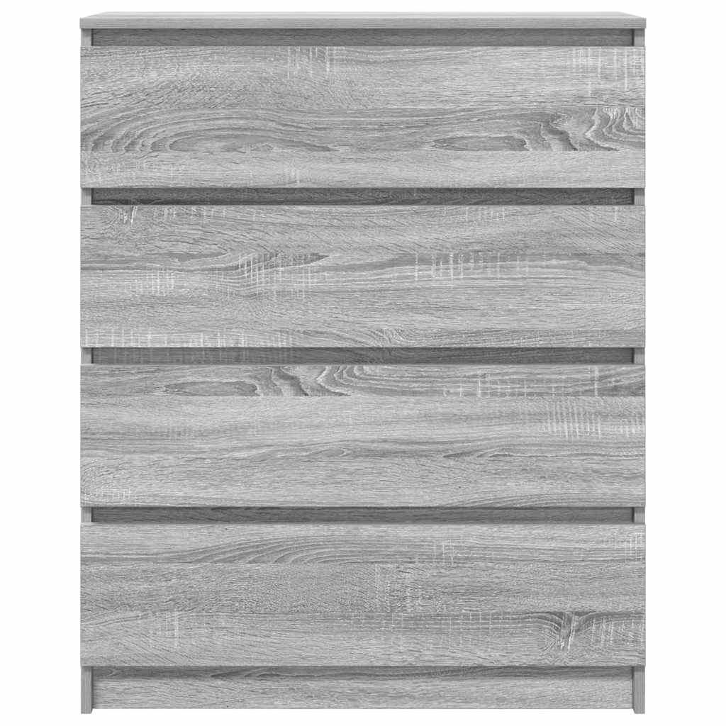 skænk 80x35x99 cm konstrueret træ grå sonoma-eg