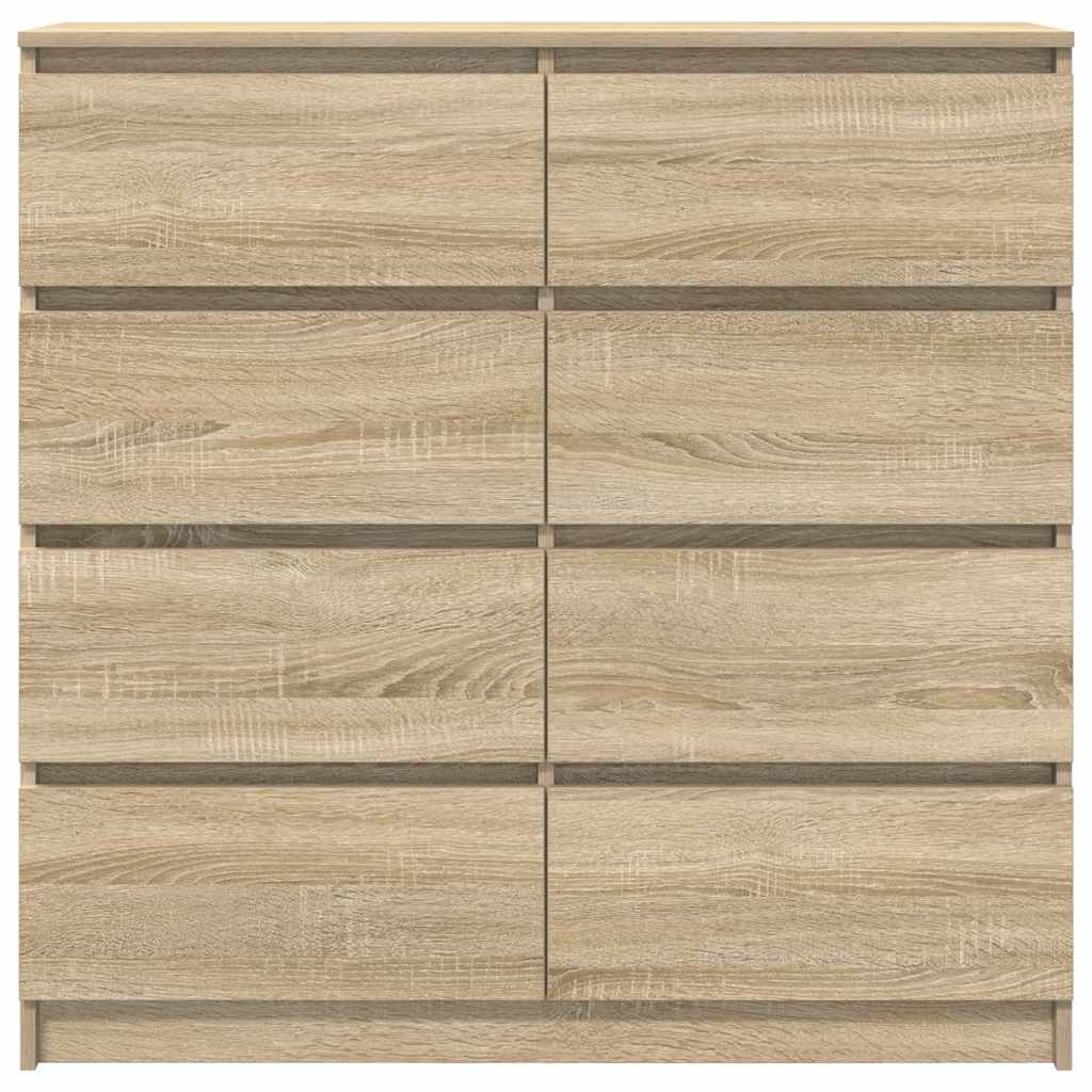skænk 100x35x99 cm konstrueret træ sonoma-eg