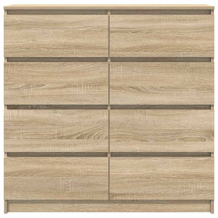 skænk 100x35x99 cm konstrueret træ sonoma-eg