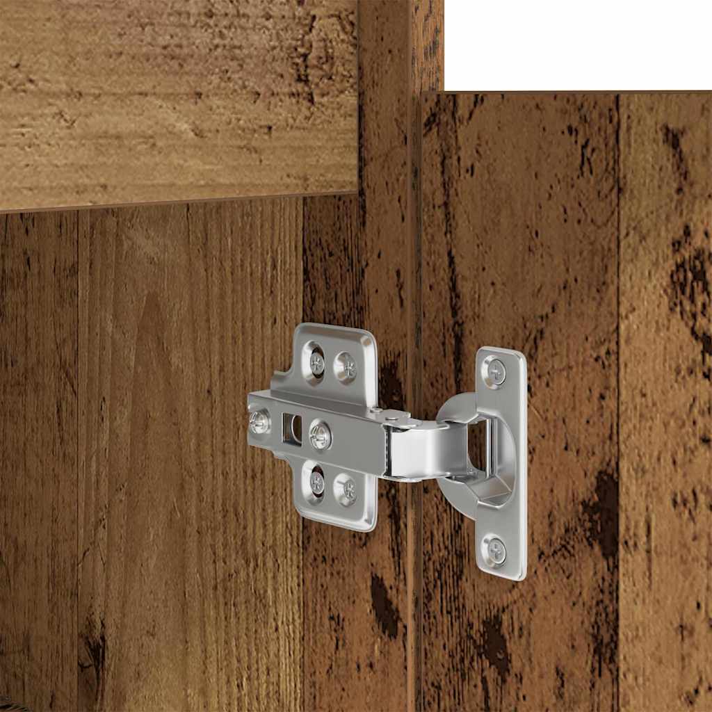 Bord med skuffe Gammelt træ 140 x 49 x 76 cm Konstrueret træ