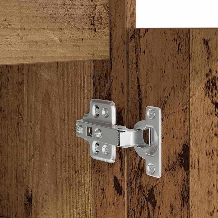 Bord med skuffe Gammelt træ 140 x 49 x 76 cm Konstrueret træ