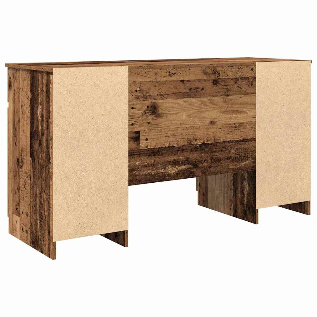 Bord med skuffe Gammelt træ 140 x 49 x 76 cm Konstrueret træ