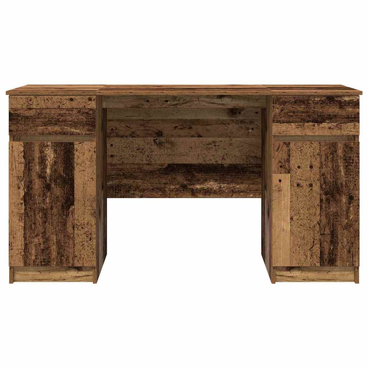 Bord med skuffe Gammelt træ 140 x 49 x 76 cm Konstrueret træ