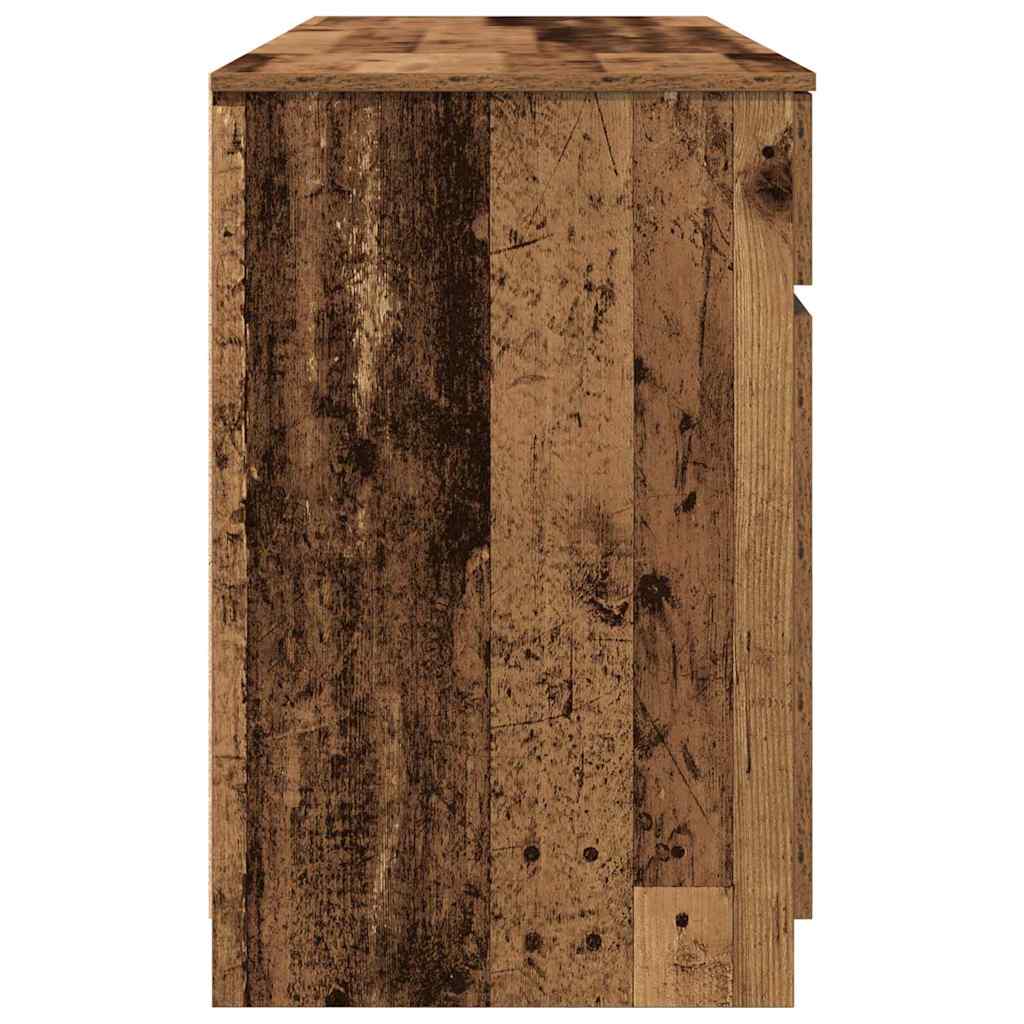 Bord med skuffe Gammelt træ 140 x 49 x 76 cm Konstrueret træ