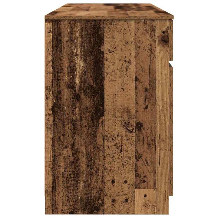 Bord med skuffe Gammelt træ 140 x 49 x 76 cm Konstrueret træ