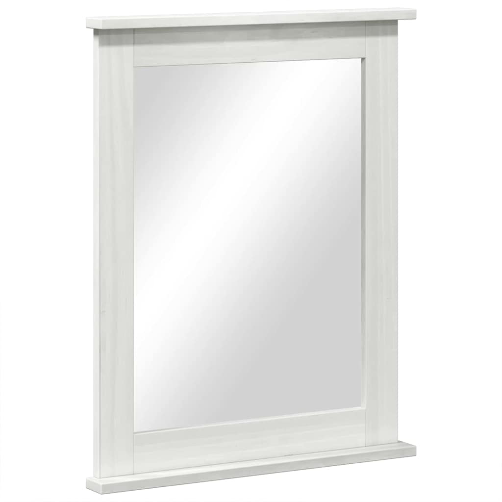 Badeværelsesmøbel sæt med dør 3 pcs antik hvid 37 x 34 x 110 cm