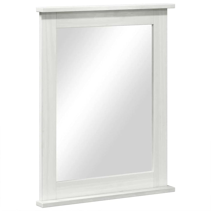 Badeværelsesmøbel sæt med dør 3 pcs antik hvid 37 x 34 x 110 cm