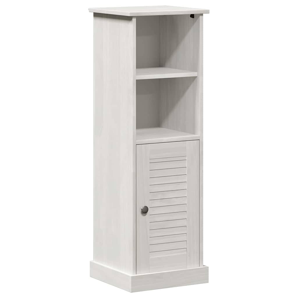 Badeværelsesmøbel sæt med dør 3 pcs antik hvid 37 x 34 x 110 cm
