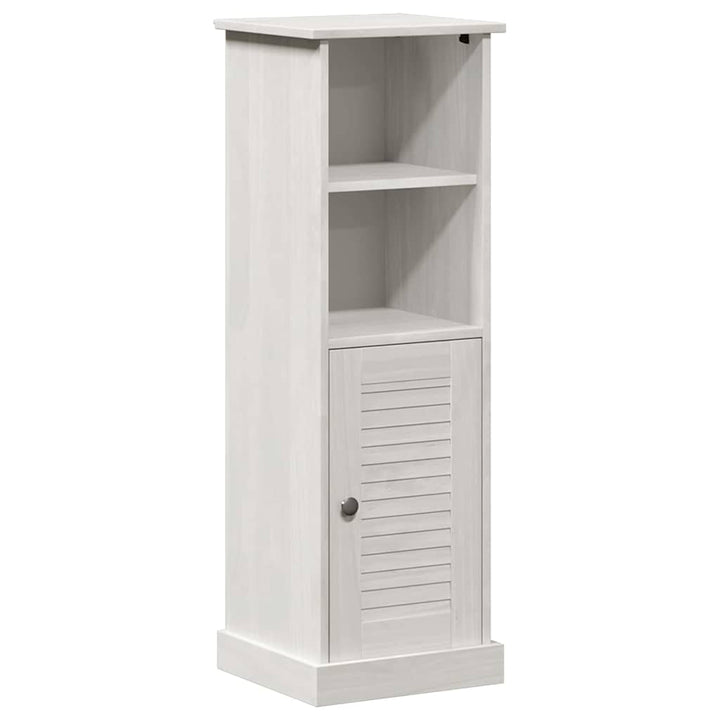 Badeværelsesmøbel sæt med dør 3 pcs antik hvid 37 x 34 x 110 cm