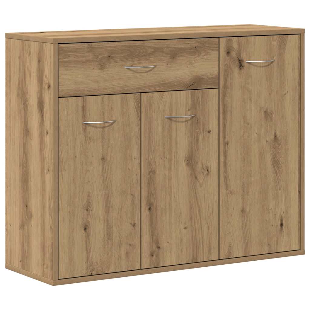 skænk 88x30x70 cm konstrueret træ kunsteg