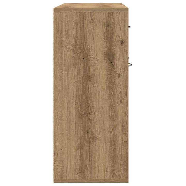 skænk 88x30x70 cm konstrueret træ kunsteg