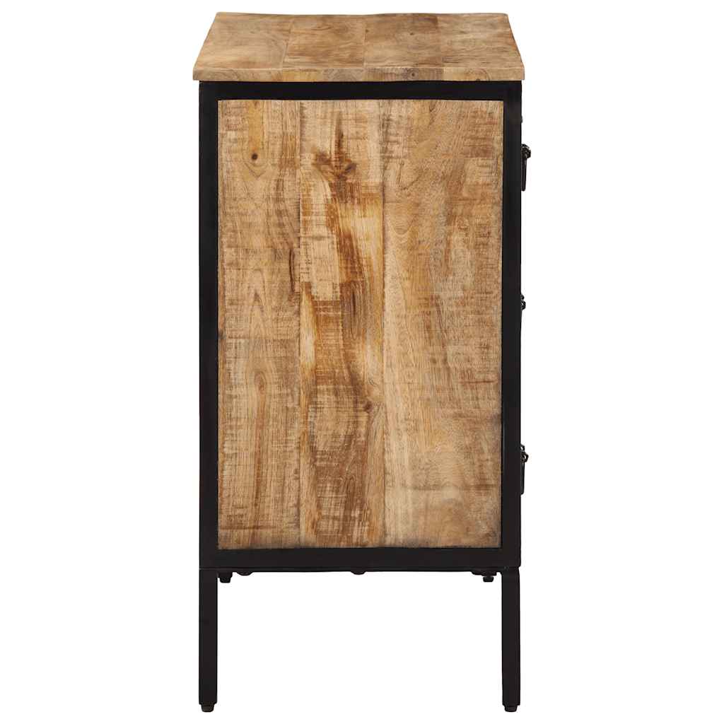 skænke 2 stk. 70x35x70 cm massivt ru mangotræ