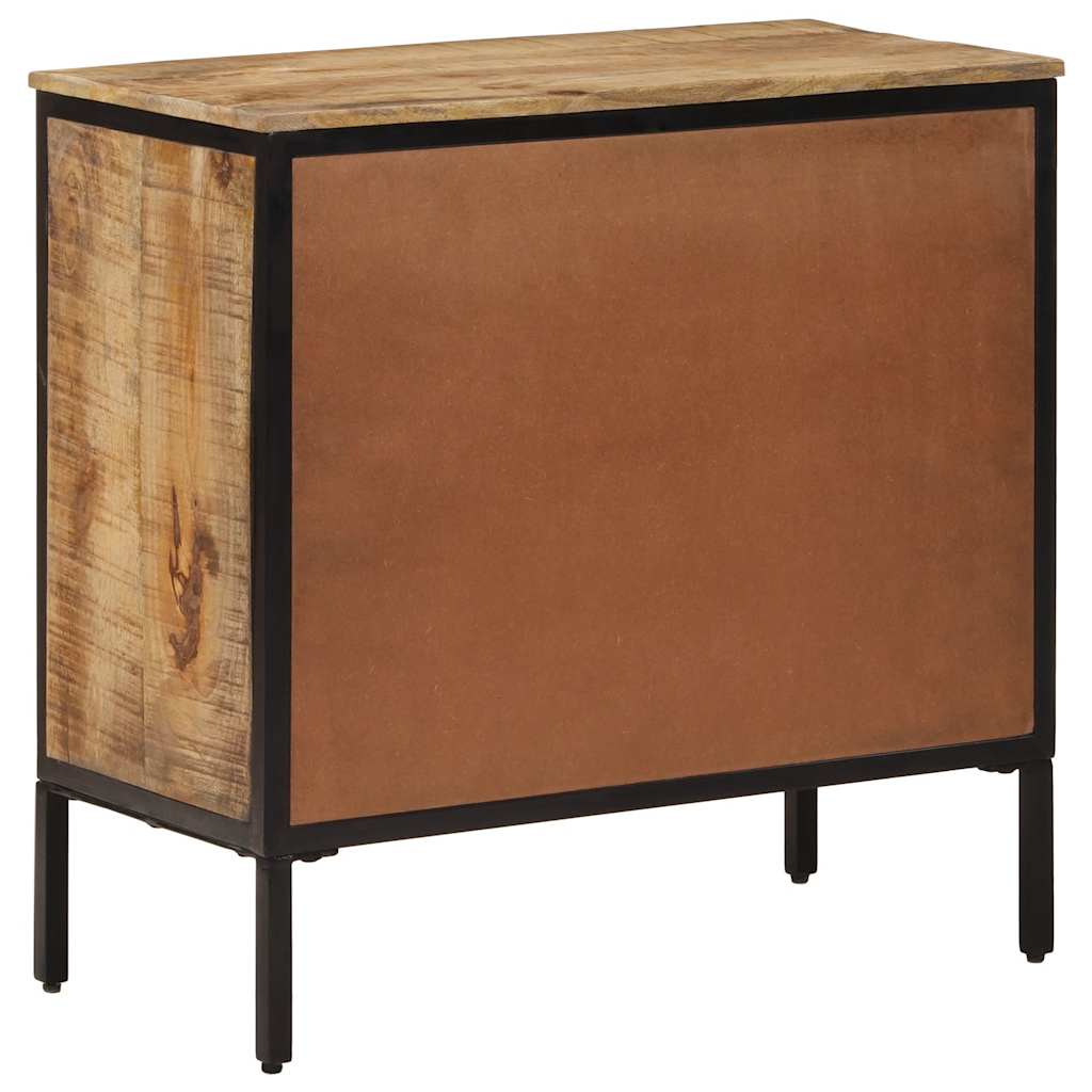 skænke 2 stk. 70x35x70 cm massivt ru mangotræ