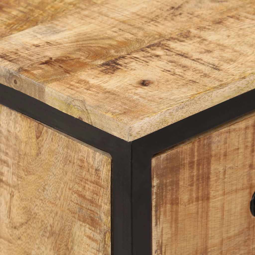 skænke 2 stk. 70x35x70 cm massivt ru mangotræ