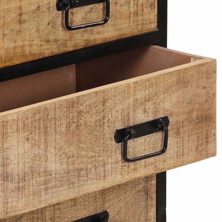 skænke 2 stk. 70x35x70 cm massivt ru mangotræ