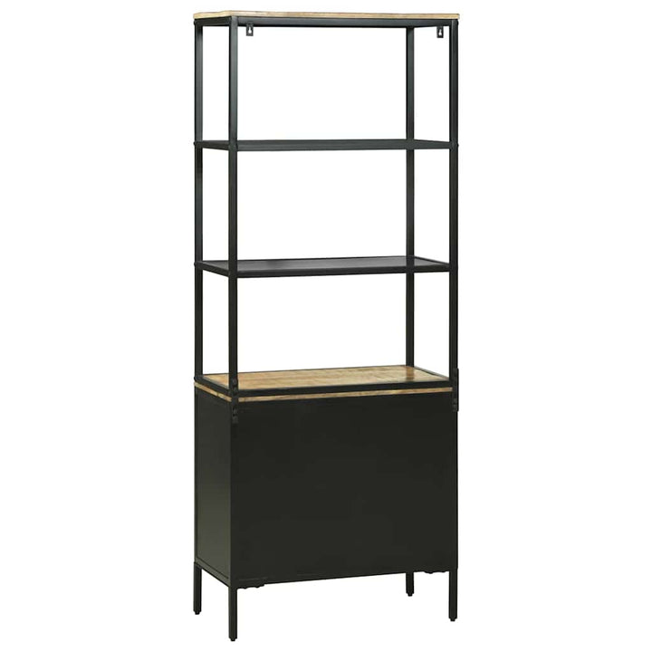 Highboard Brun 70 x 35 x 180 cm Massivt mangotræ