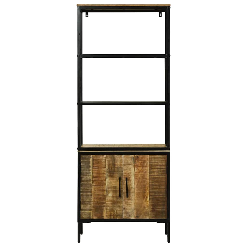 Highboard Brun 70 x 35 x 180 cm Massivt mangotræ