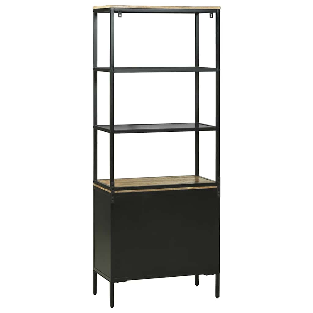Highboard Brun 70 x 35 x 180 cm Massivt mangotræ