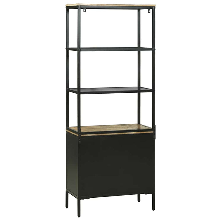 Highboard Brun 70 x 35 x 180 cm Massivt mangotræ