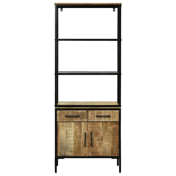 Highboard Brun 70 x 35 x 180 cm Massivt mangotræ