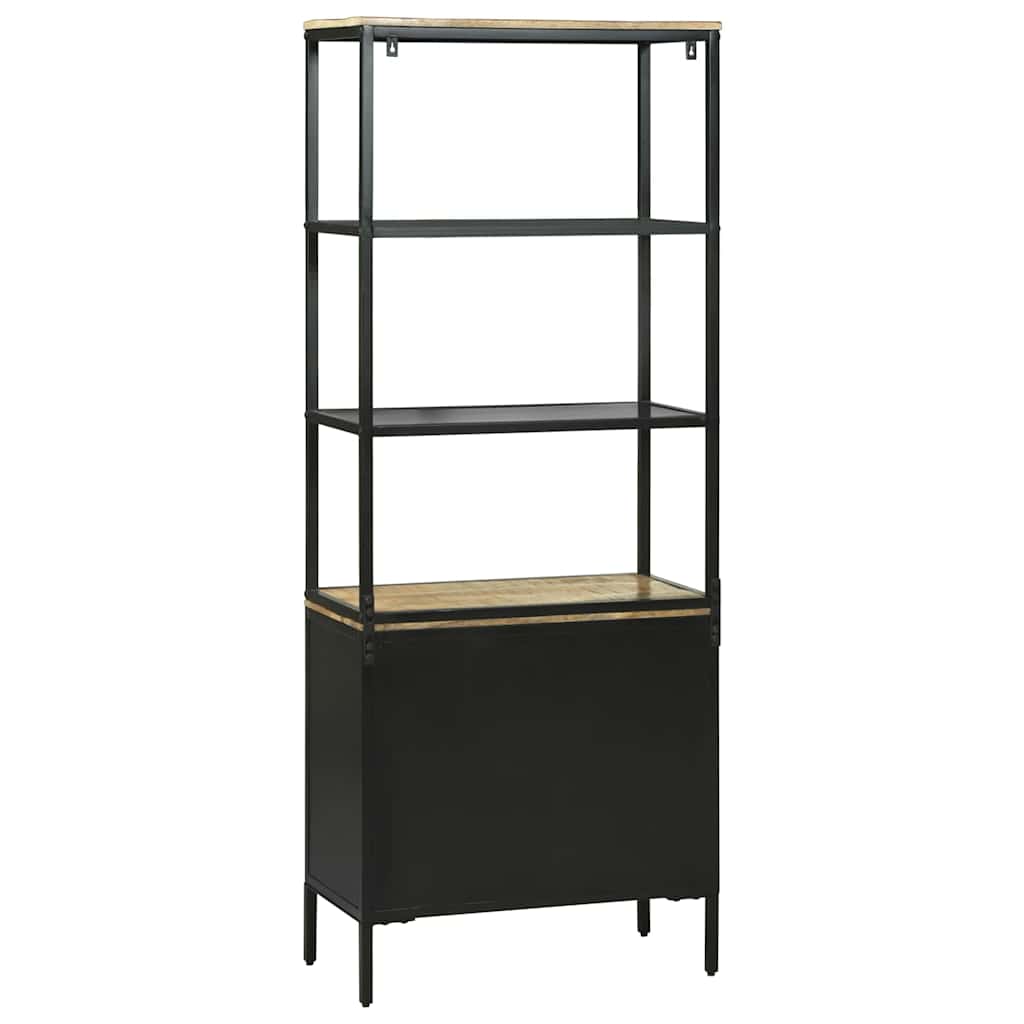 Highboard Brun 70 x 35 x 180 cm Massivt mangotræ