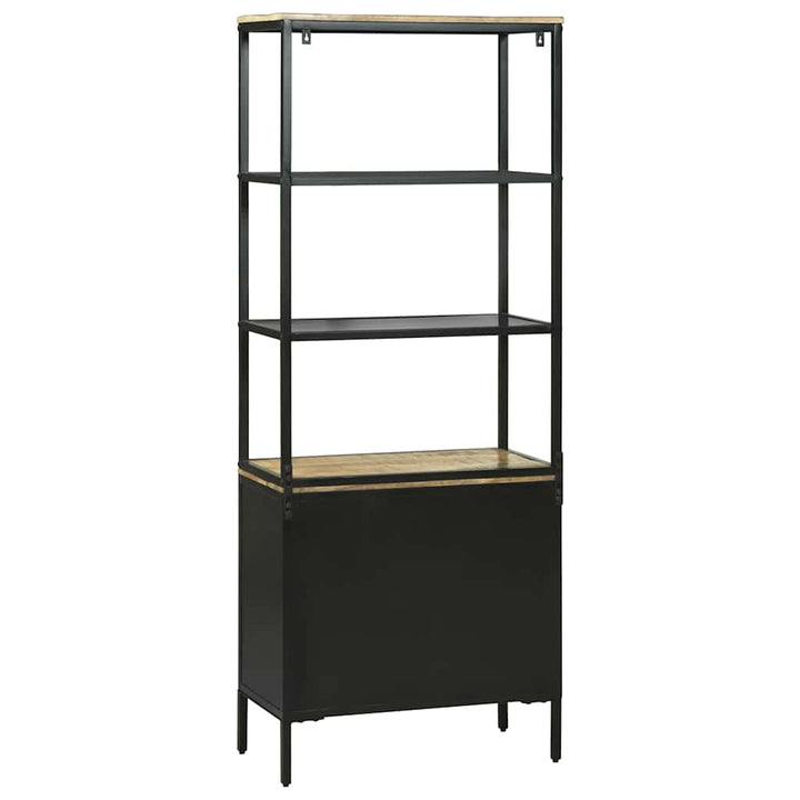 Highboard Brun 70 x 35 x 180 cm Massivt mangotræ