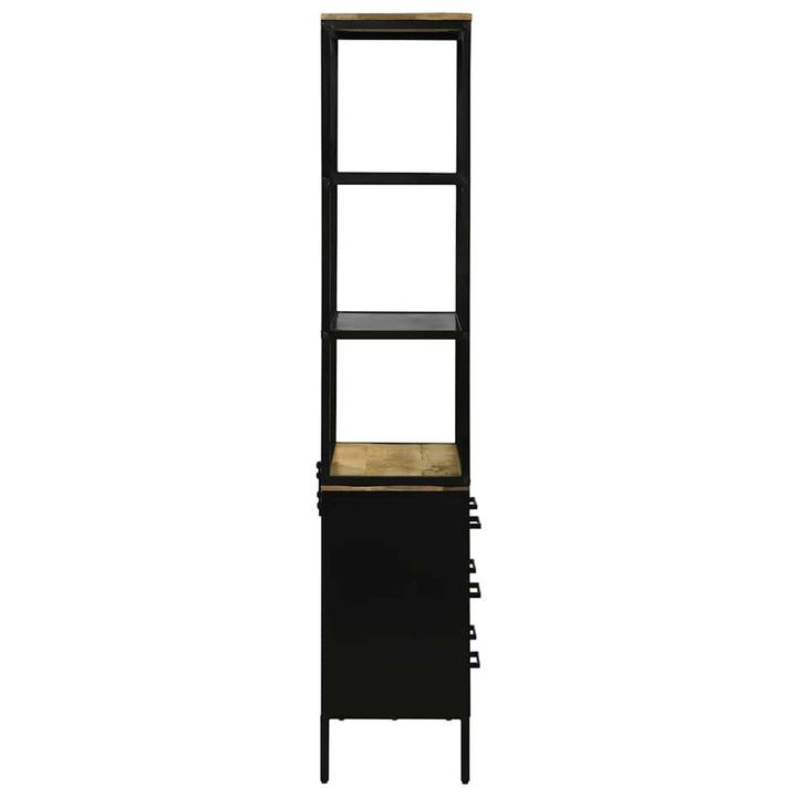 Highboard Brun 70 x 35 x 180 cm Massivt mangotræ