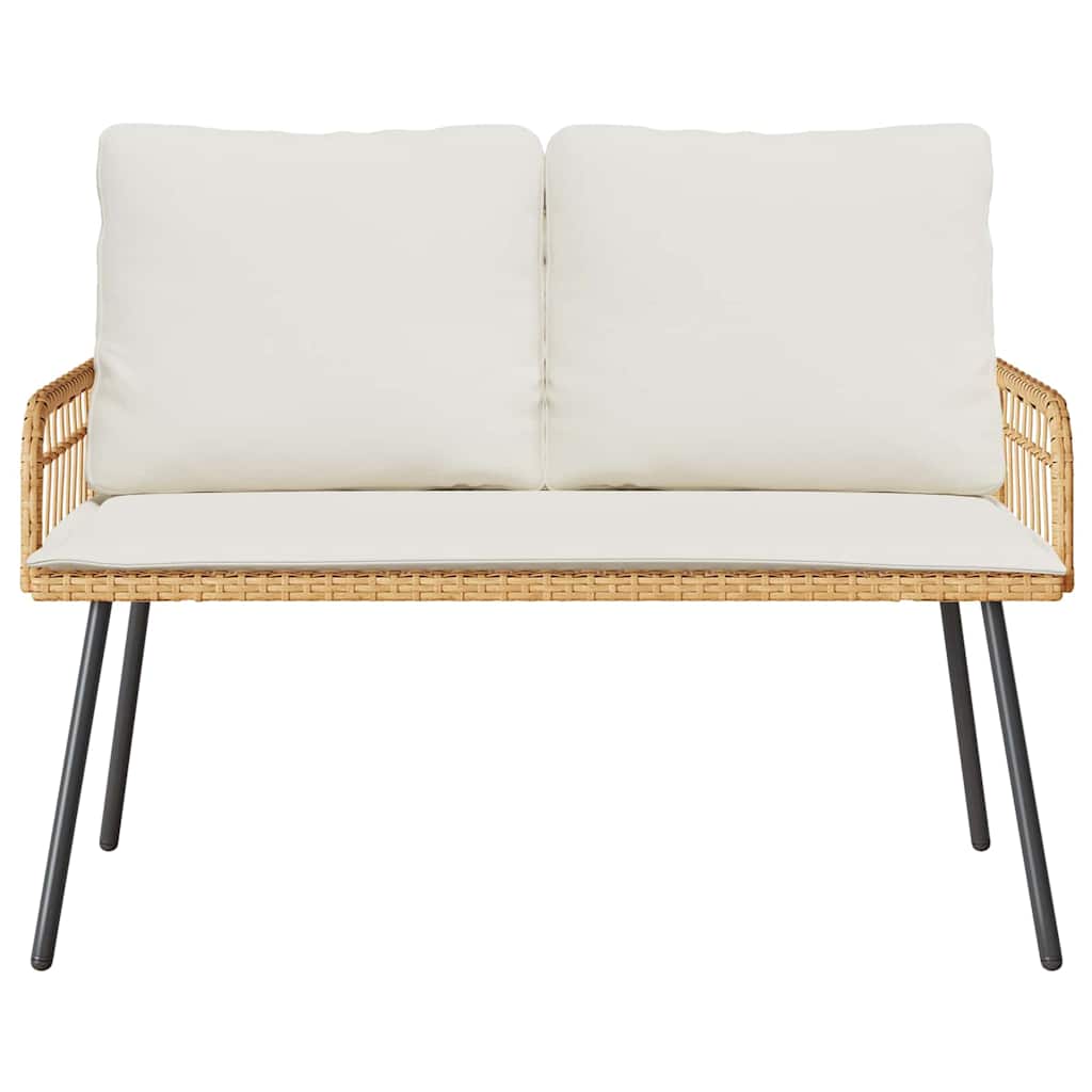Have Spisebordssæt 2 pcs Naturfarvet polyrattan