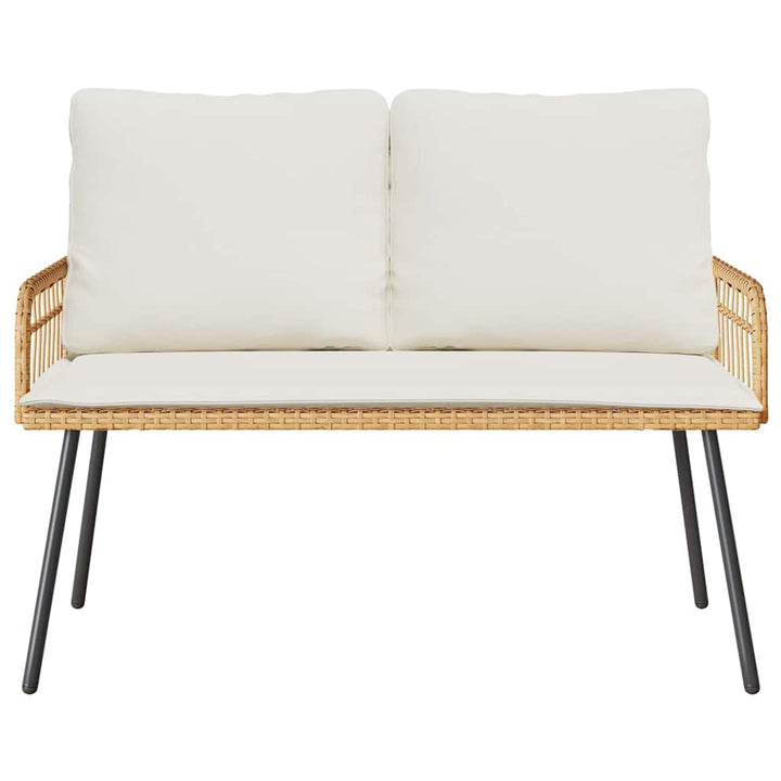 Have Spisebordssæt 2 pcs Naturfarvet polyrattan