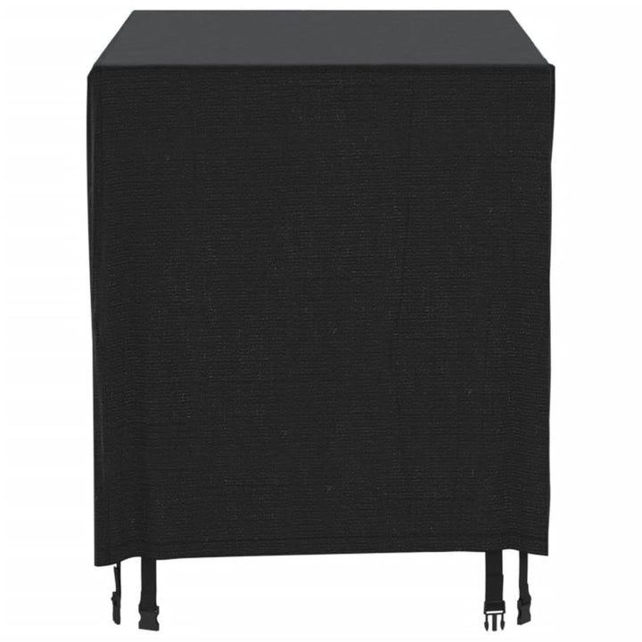 havemøbelovertræk 2 stk. 140x70x90 cm vandtæt 420D sort