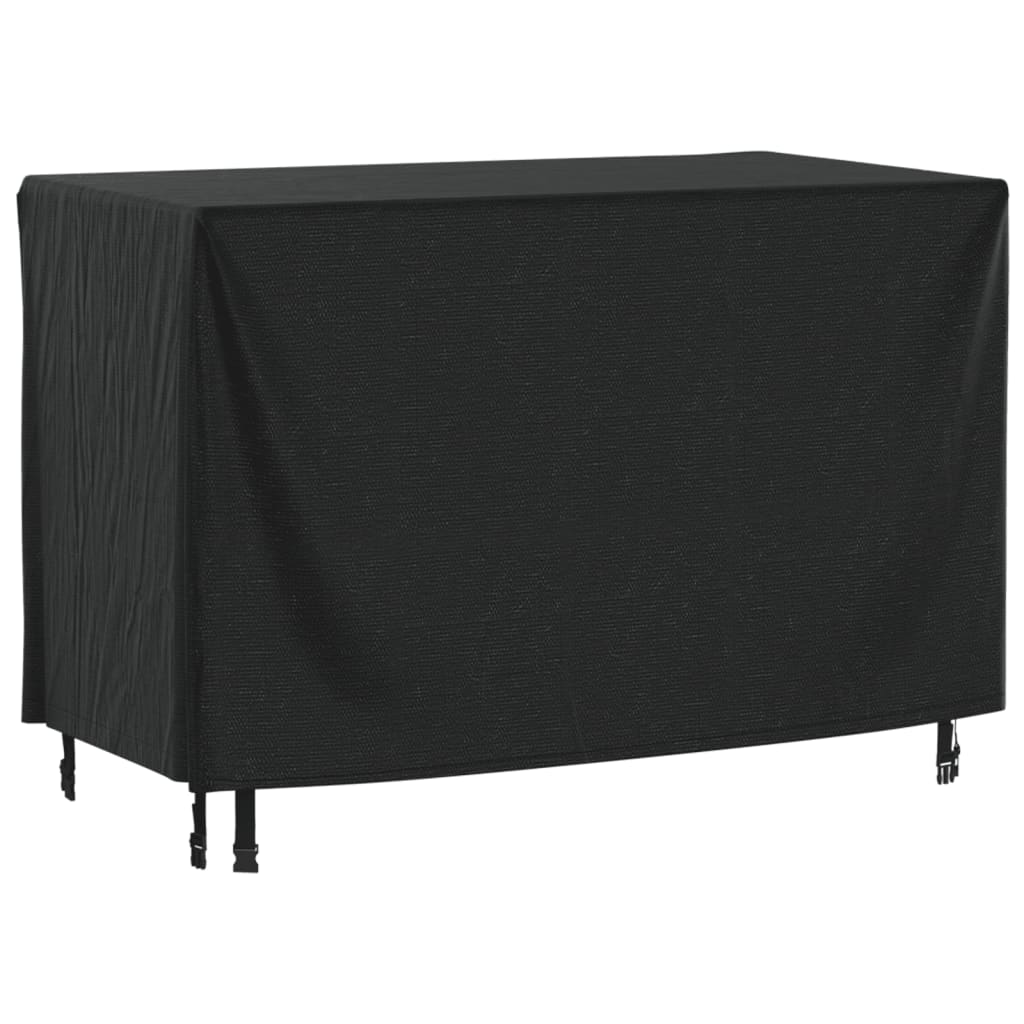 havemøbelovertræk 2 stk. 140x70x90 cm vandtæt 420D sort