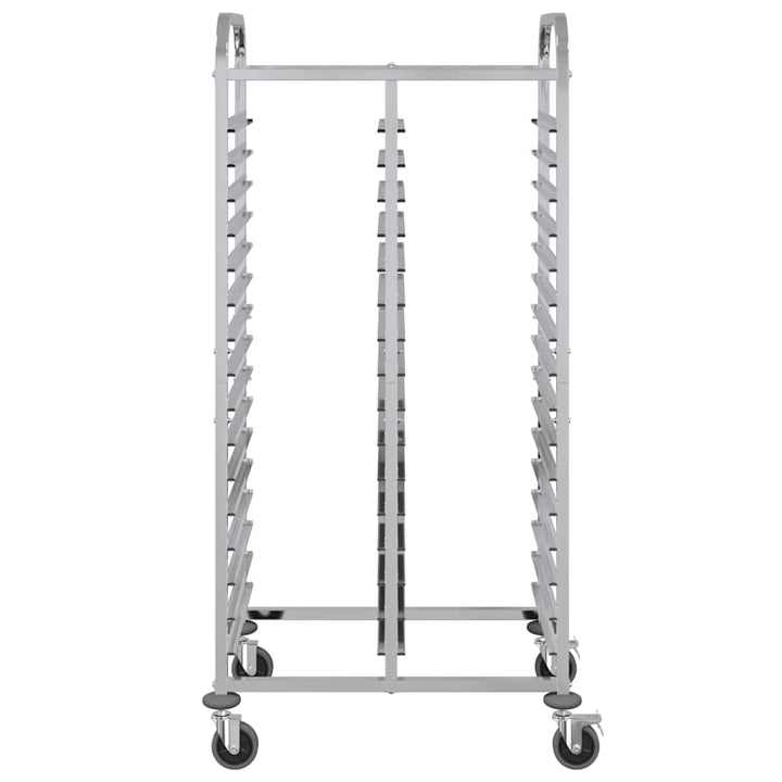 bakkevogn med 32 GN beholdere 75x55x162,5 cm rustfrit stål