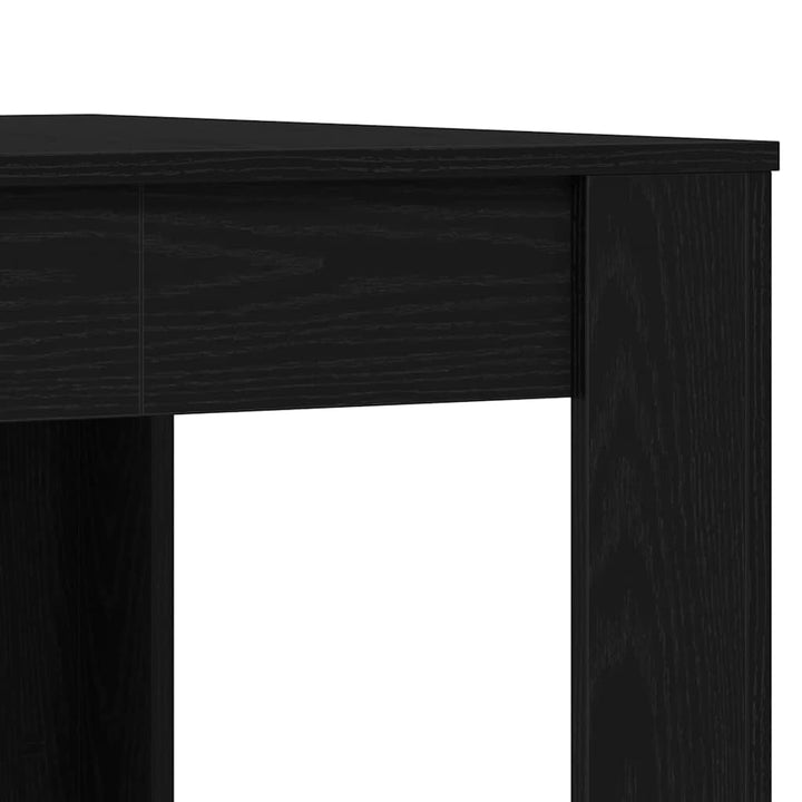 Spisebord Sort eg 140 x 74.5 x 76 cm Konstrueret træ