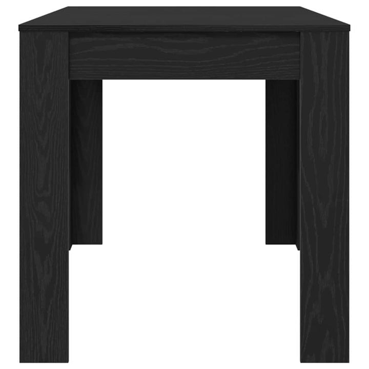 Spisebord Sort eg 140 x 74.5 x 76 cm Konstrueret træ