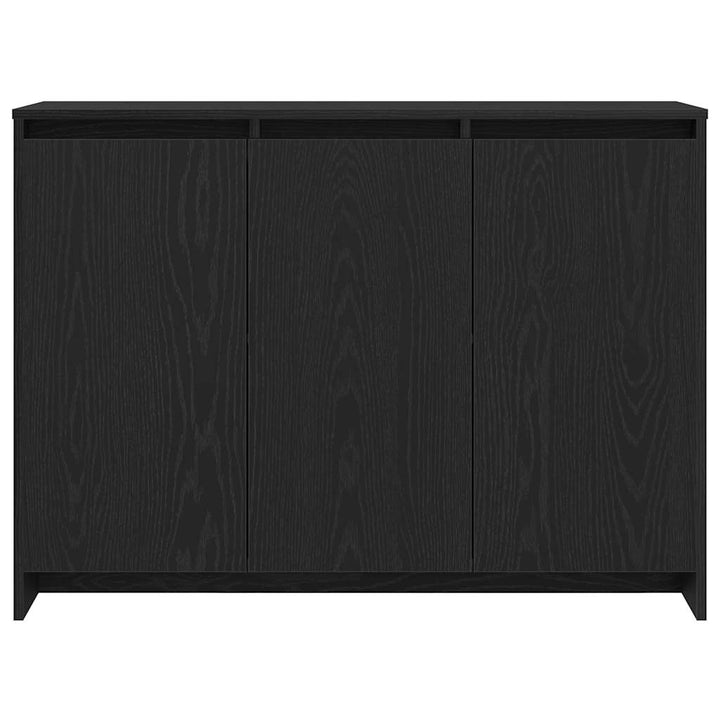 Sideboard Sort 102 x 33 x 75 cm Konstrueret træ